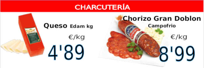 oferta charcuteria