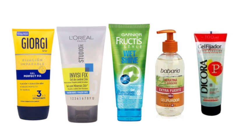geles fijadores